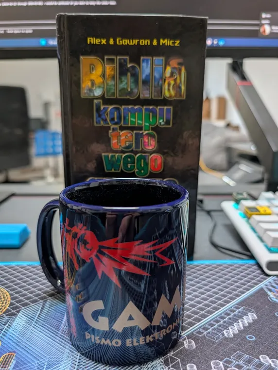 The mug and the book